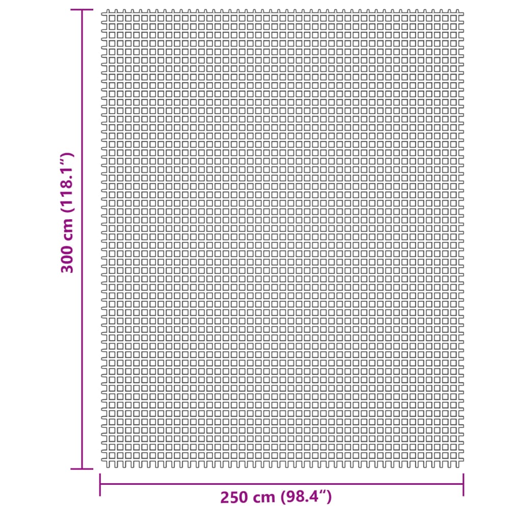 Tepih za šator krem 3x2,5 m
