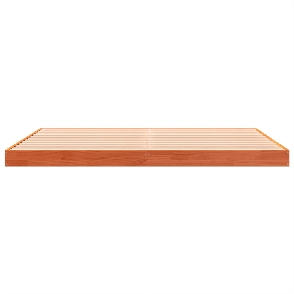 Okvir kreveta voštano smeđi 150 x 200 cm od masivne borovine