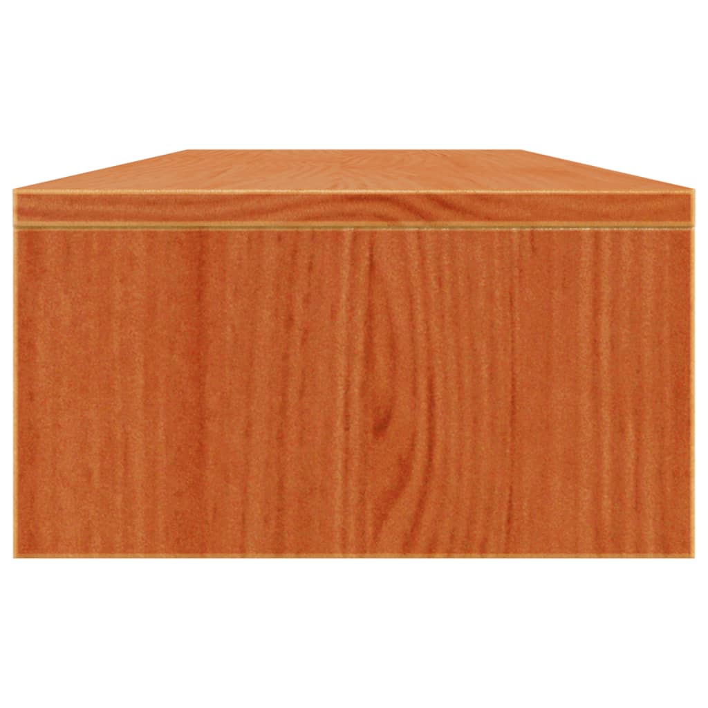 Stalak za monitor voštano smeđi 100x24x13cm od borovine