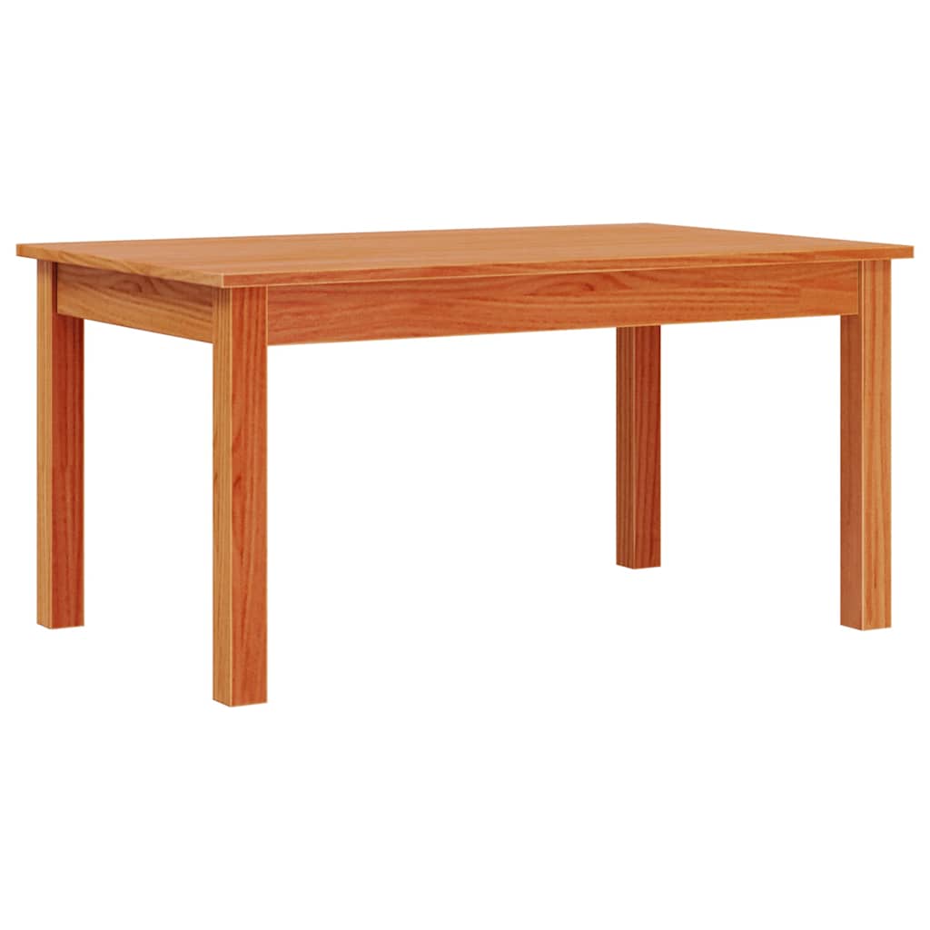 Stolić za kavu voštano smeđi 80x50x40 cm od masivne borovine