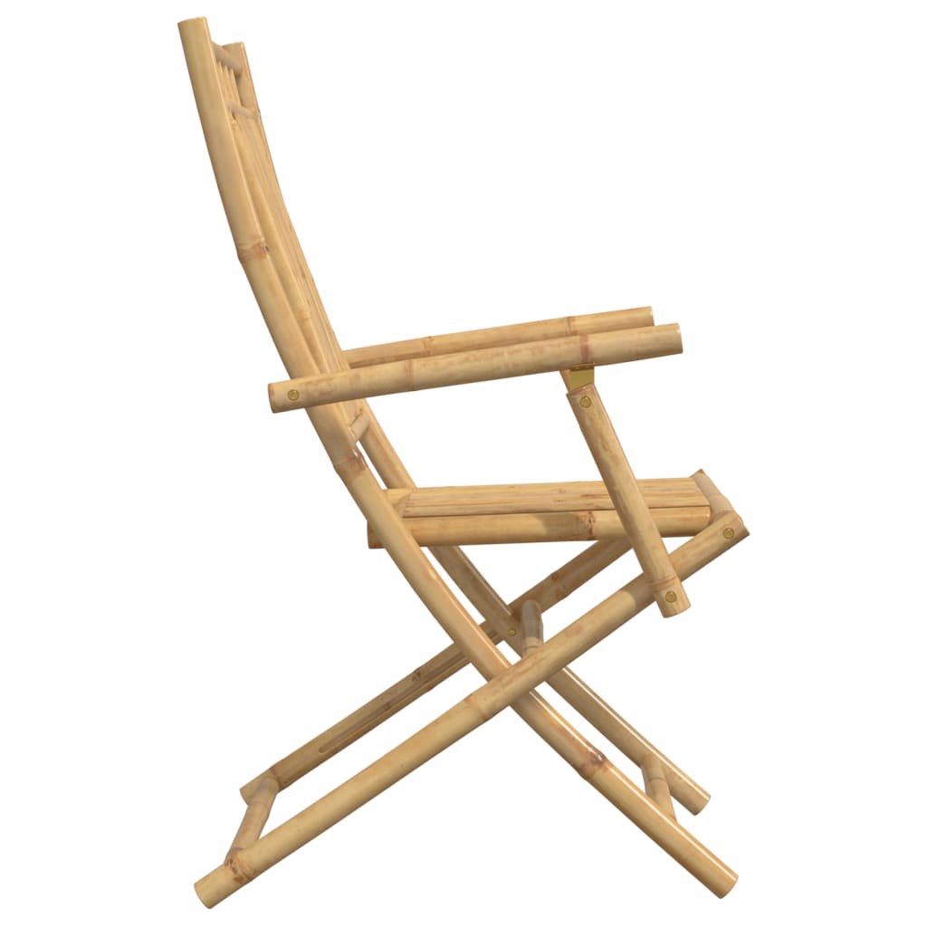 Sklopive vrtne stolice 2 kom 53 x 66 x 99 cm od bambusa