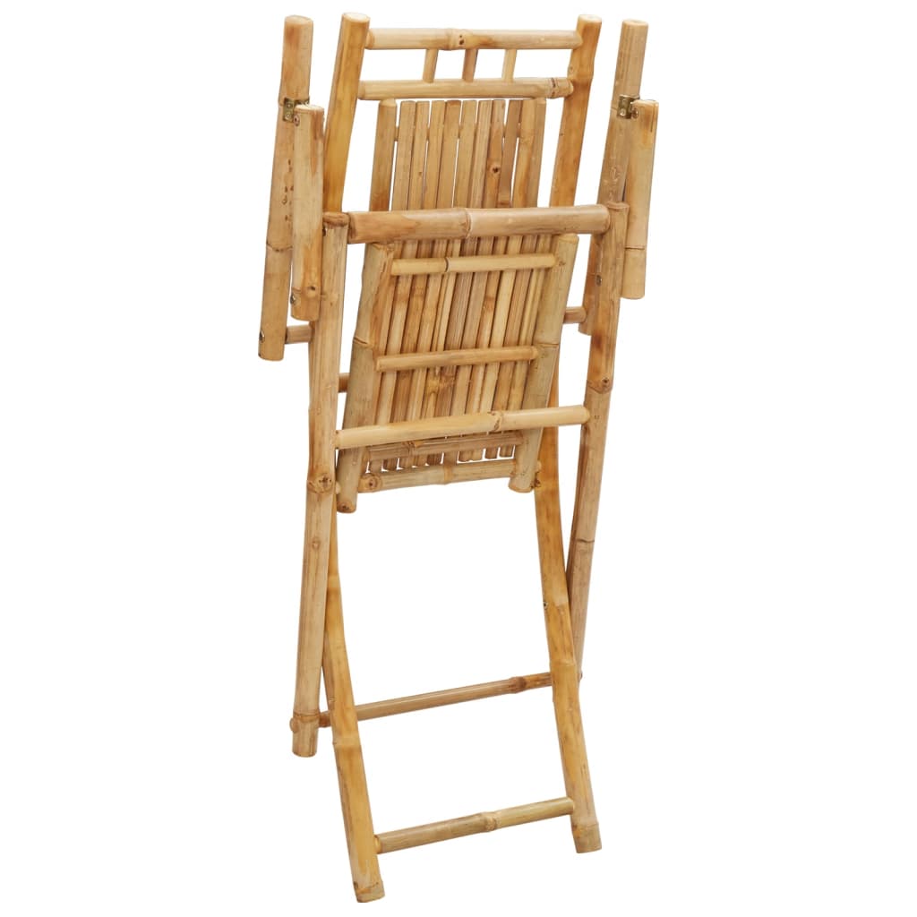 Sklopive vrtne stolice 2 kom 53 x 66 x 99 cm od bambusa