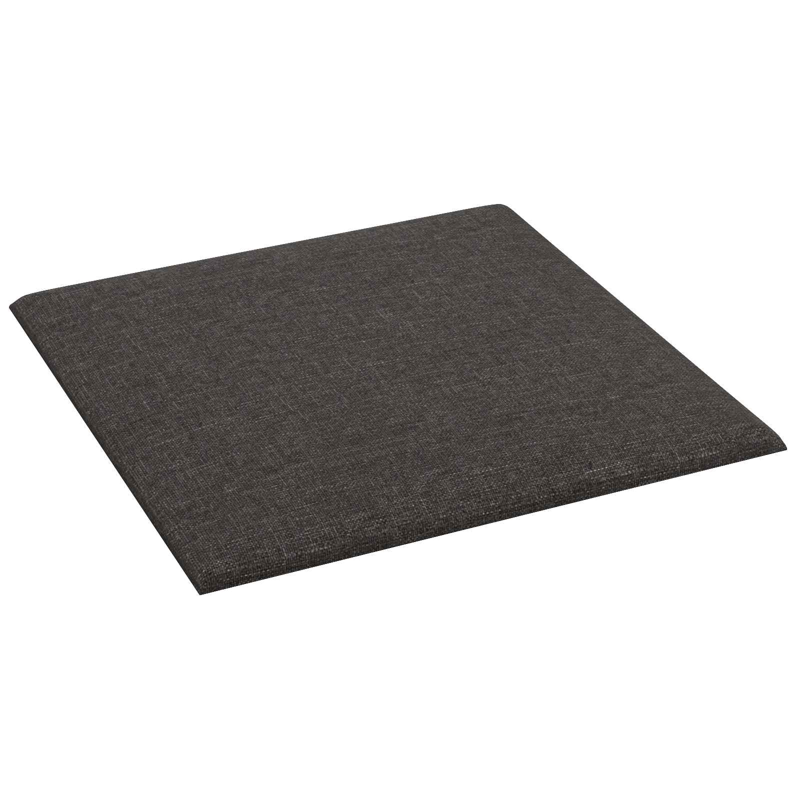 Zidna uzglavlja 12 pcs Tamno siva 30 x 30 cm tkanina
