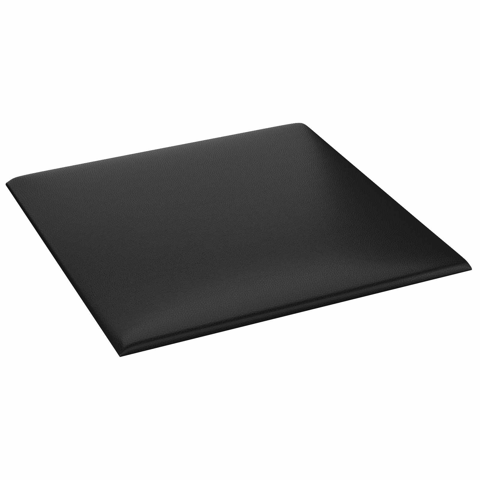 Zidna uzglavlja 12 pcs 30 x 30 cm Crna tkanina