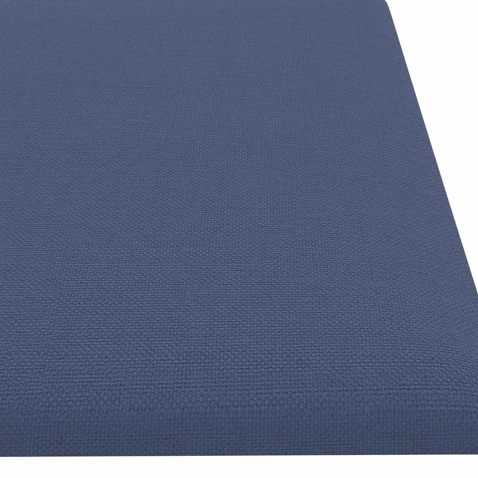 Zidna uzglavlja 12 pcs Plava 60 x 15 cm tkanina