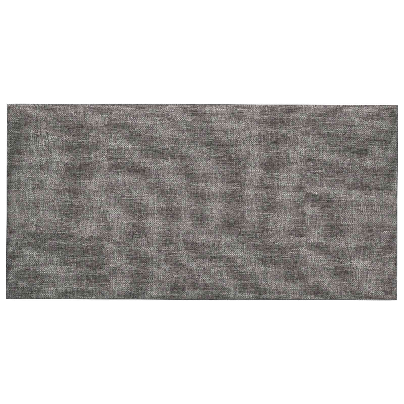 Zidna uzglavlja 12 pcs Svijetlo siva 60 x 30 cm tkanina