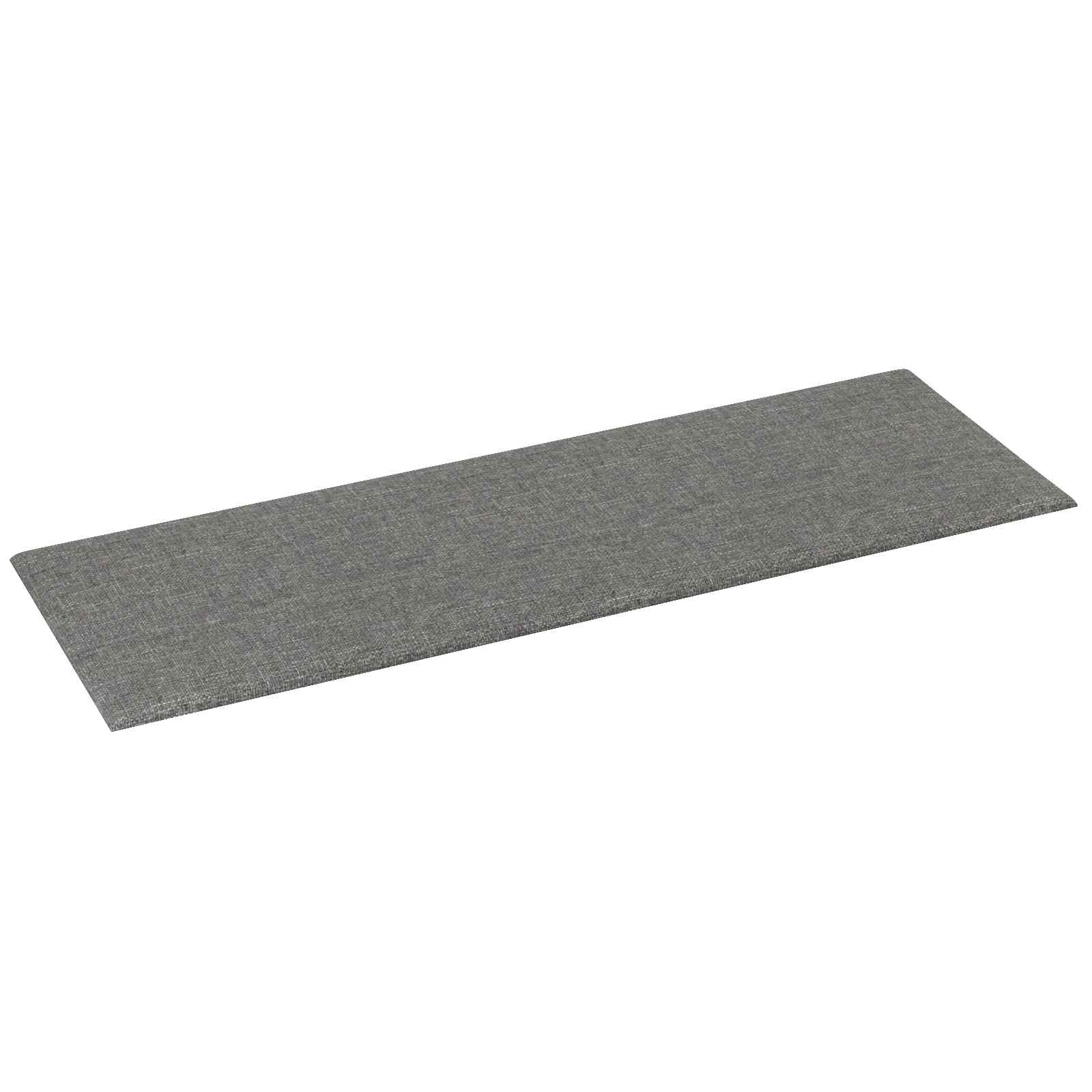 Zidna uzglavlja 12 pcs Svijetlo siva 90 x 30 cm tkanina