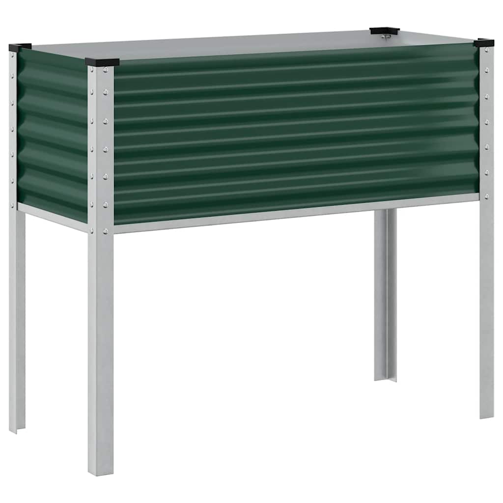Vrtna žardinjera Zelena 100x45x90 cm Čelična