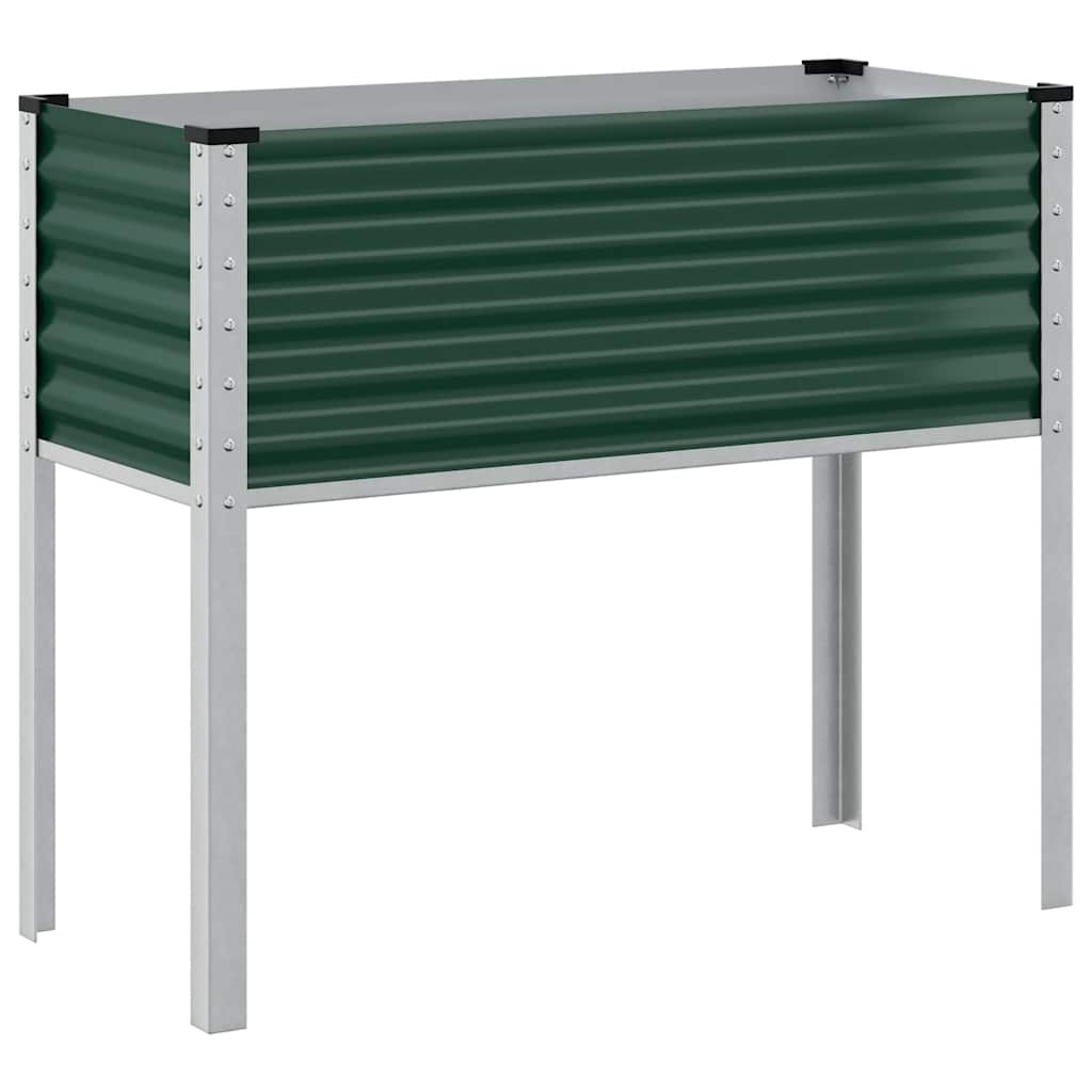 Vrtna žardinjera Zelena 100x45x90 cm Čelična