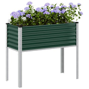 Vrtna žardinjera Zelena 100x45x90 cm Čelična