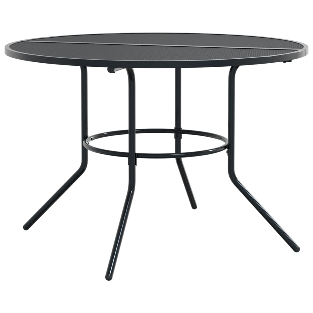 Okrugli stol za terasu antracit Ø110x72,5 cm čelični