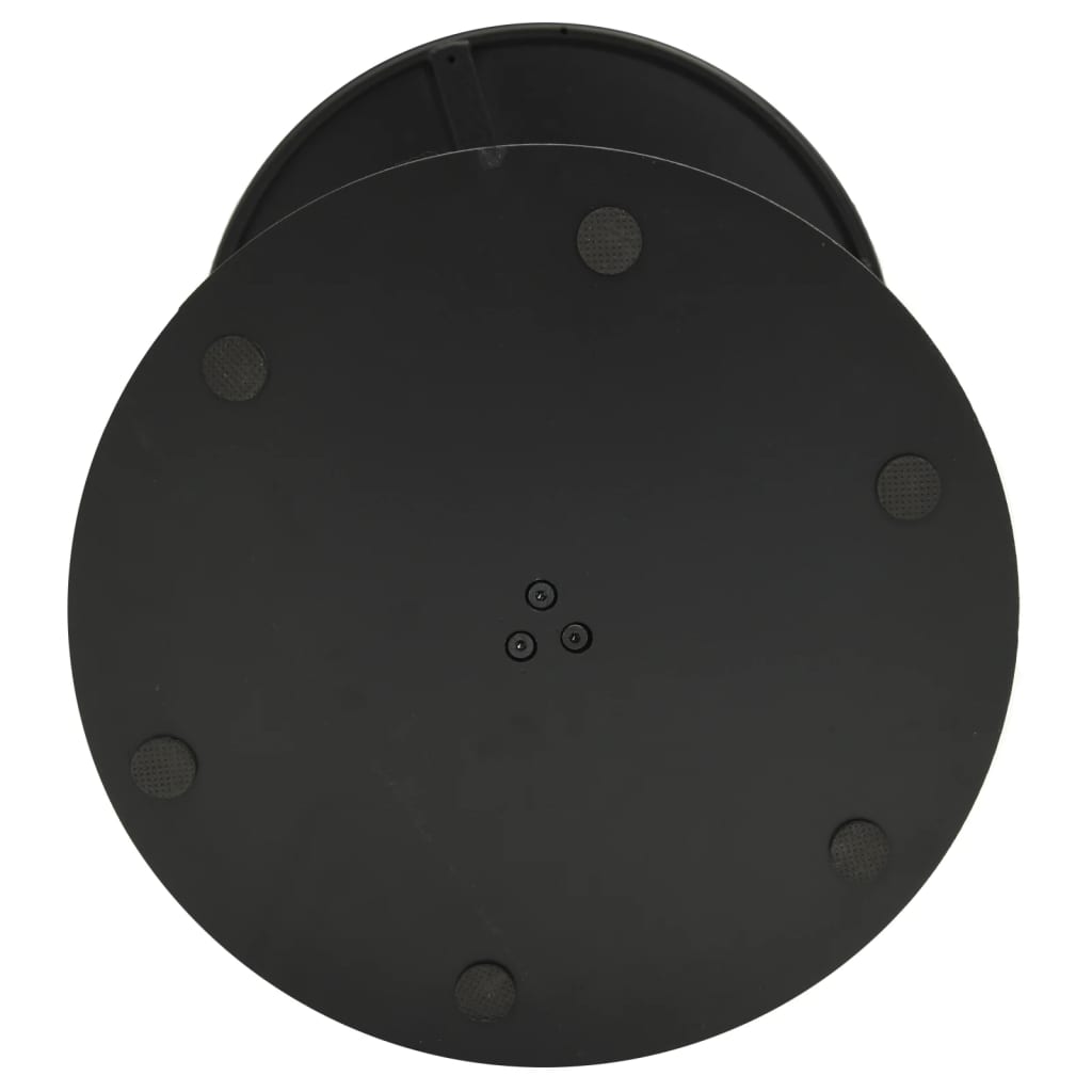 Vrtni stol okrugli crni Ø 50 x 72 cm čelični