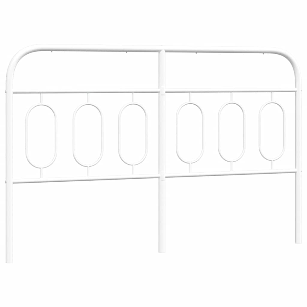 Metalno zamjensko uzglavlje bijelo 137 cm