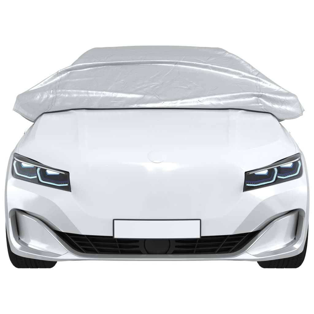 Navlaka za pola automobila s kukama srebrna M