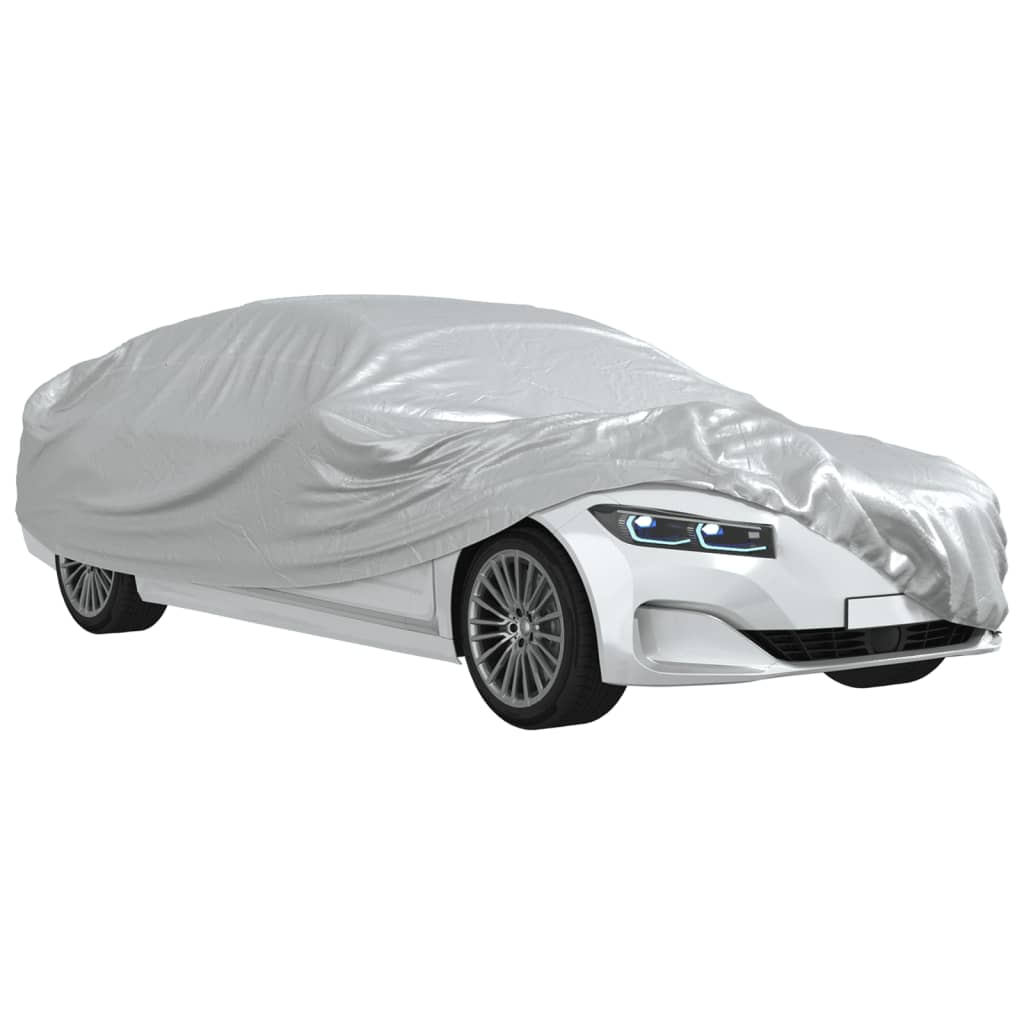 Automobilska navlaka za limuzinu s trakama srebrna XXL PEVA