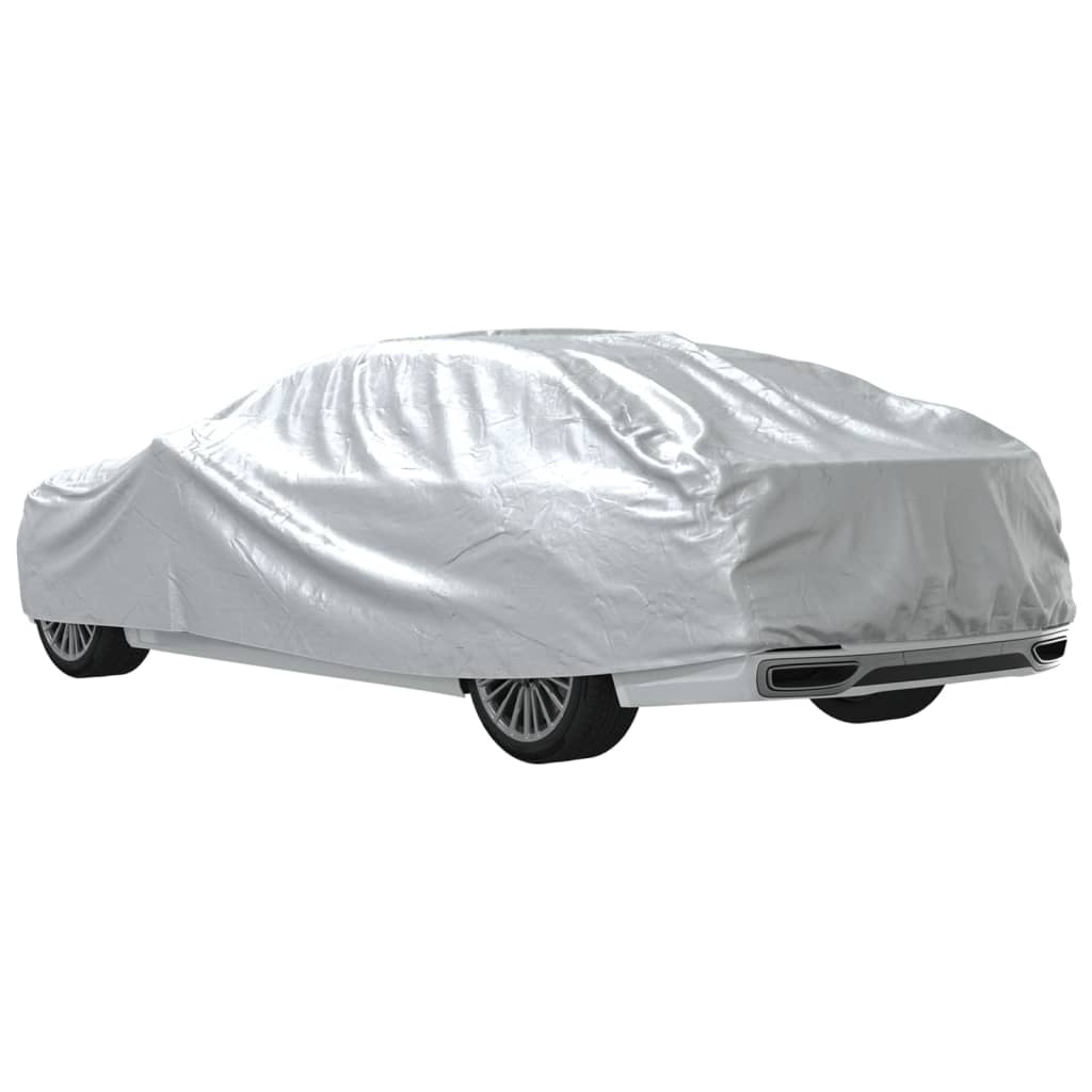 Automobilska navlaka za limuzinu s trakama srebrna XXL PEVA