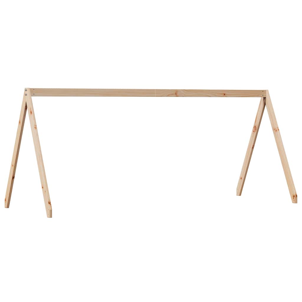 Krov za dječji krevet 199 x 80,5 x 88 cm od masivne borovine