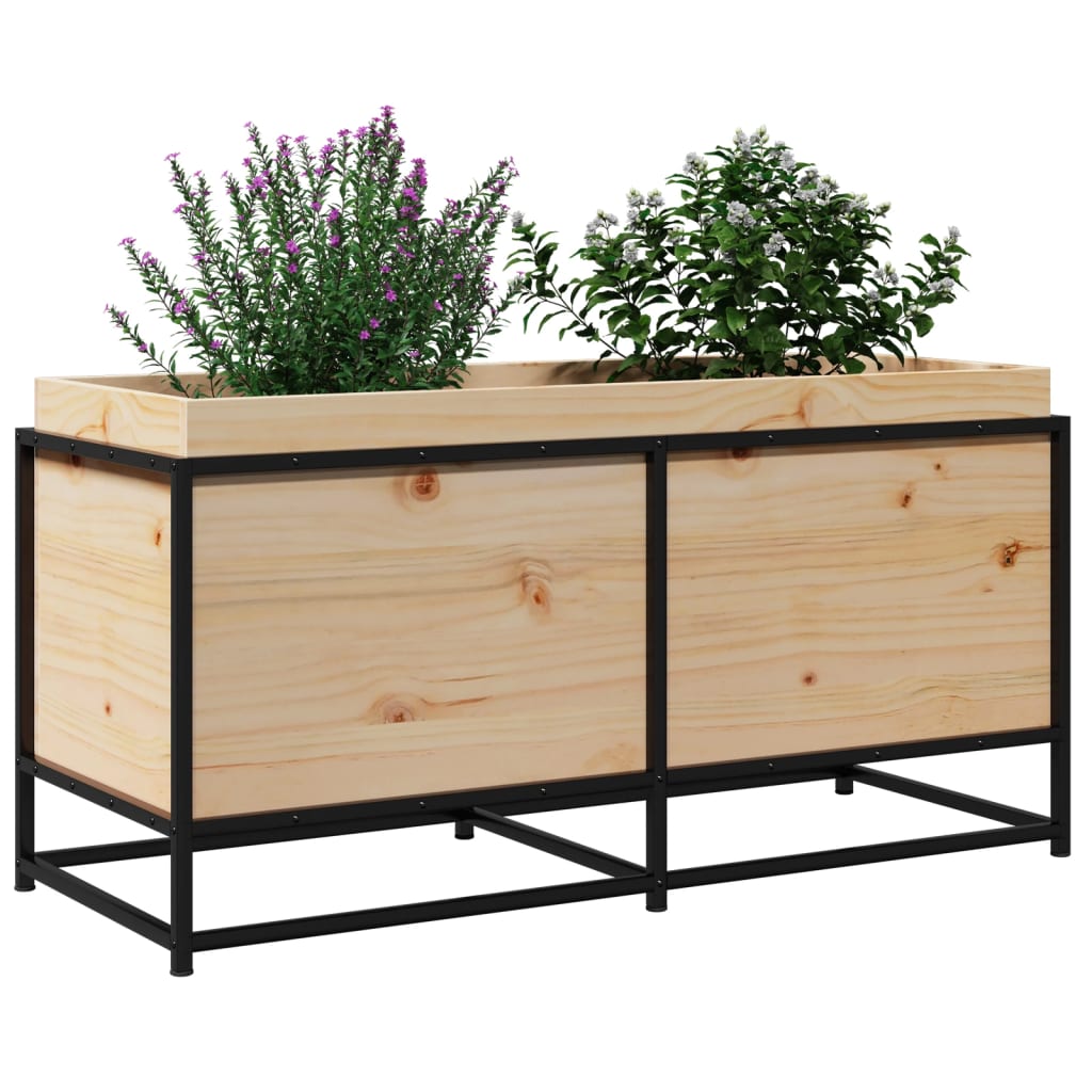 Vrtna sadilica 100 x 40 x 50 cm od masivne borovine