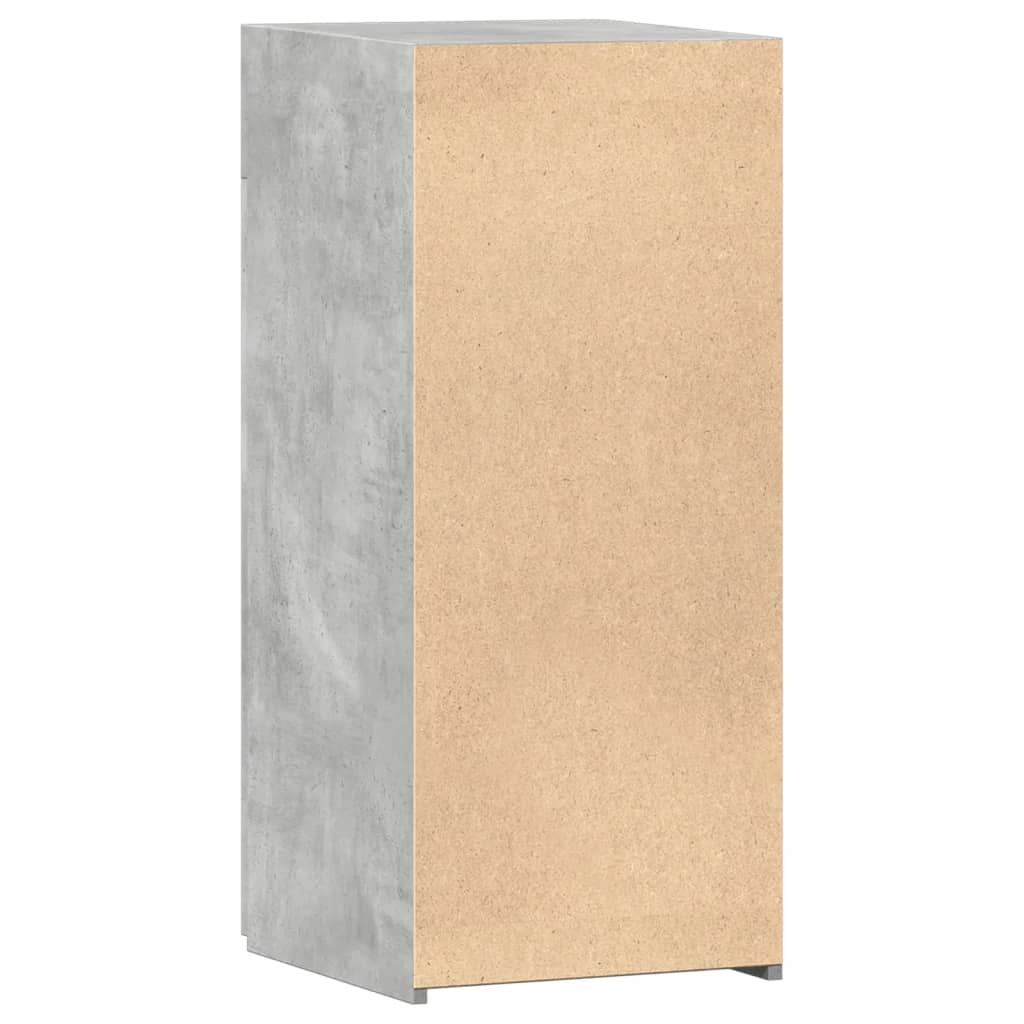Komoda siva boja betona 40 x 42,5 x 93 cm od konstruiranog drva