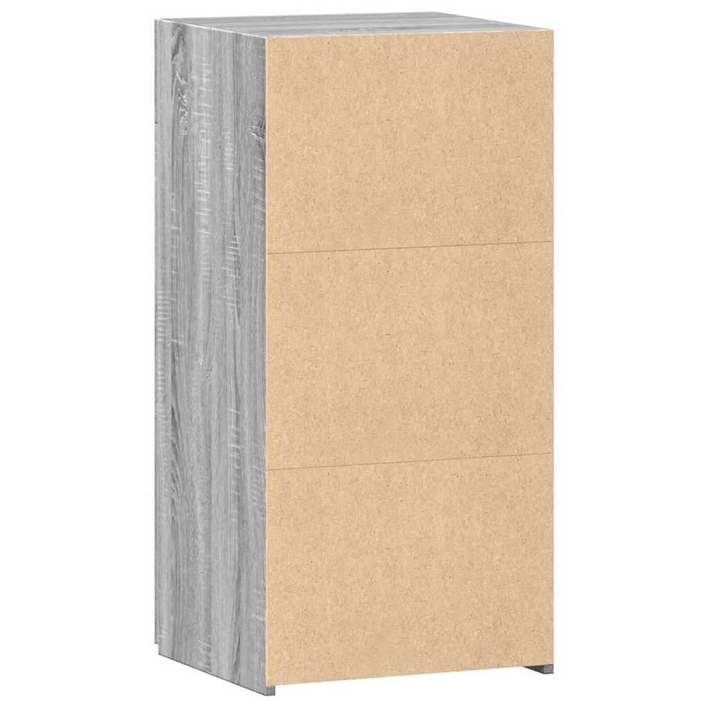 Komoda boja sivog hrasta sonome 45x42,5x93 cm konstruirano drvo