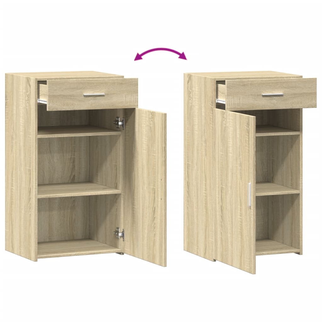 Komoda boja hrasta sonome 50 x 42,5 x 93 cm konstruirano drvo