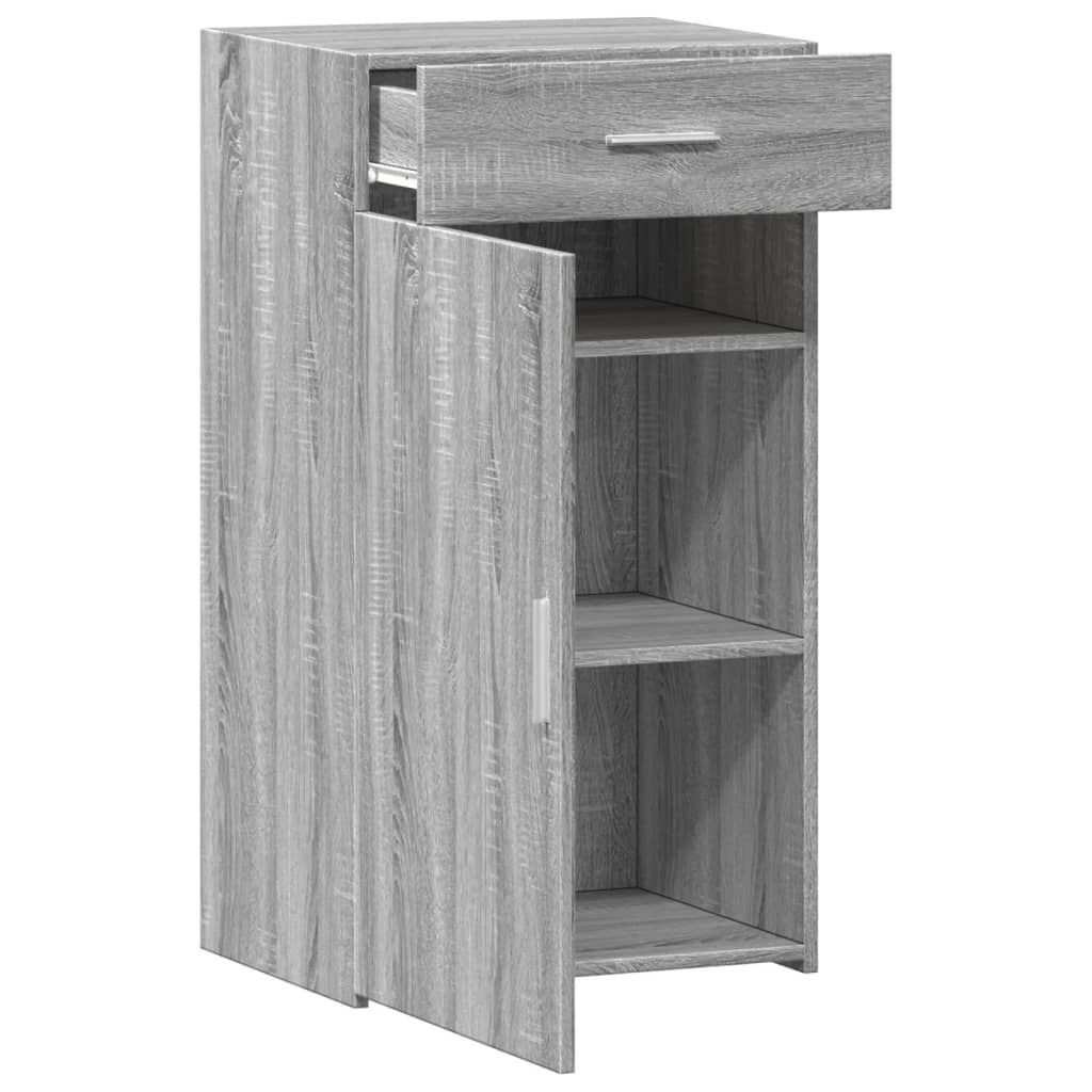 Komoda boja sivog hrasta sonome 50x42,5x93 cm konstruirano drvo