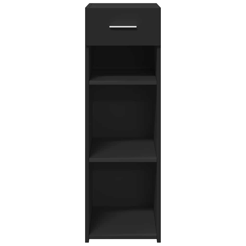 Komoda crna 30 x 42,5 x 93 cm od konstruiranog drva