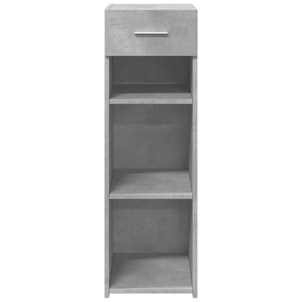 Komoda siva boja betona 30x42,5x93 cm od konstruiranog drva