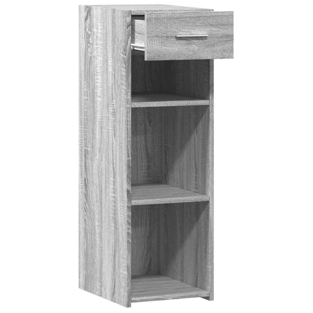 Komoda boja sivog hrasta sonome 30x42,5x93 cm konstruirano drvo