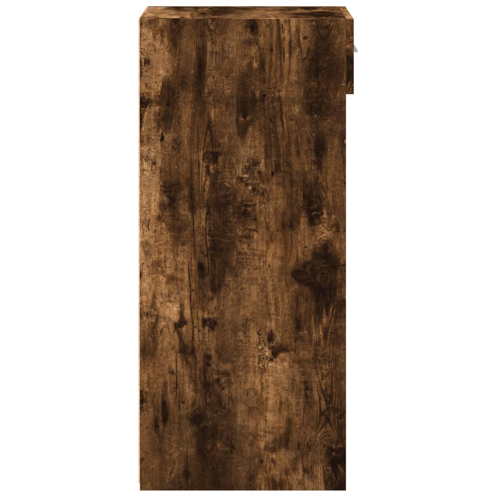 Komoda boja dimljenog hrasta 40x42,5x93 cm konstruirano drvo