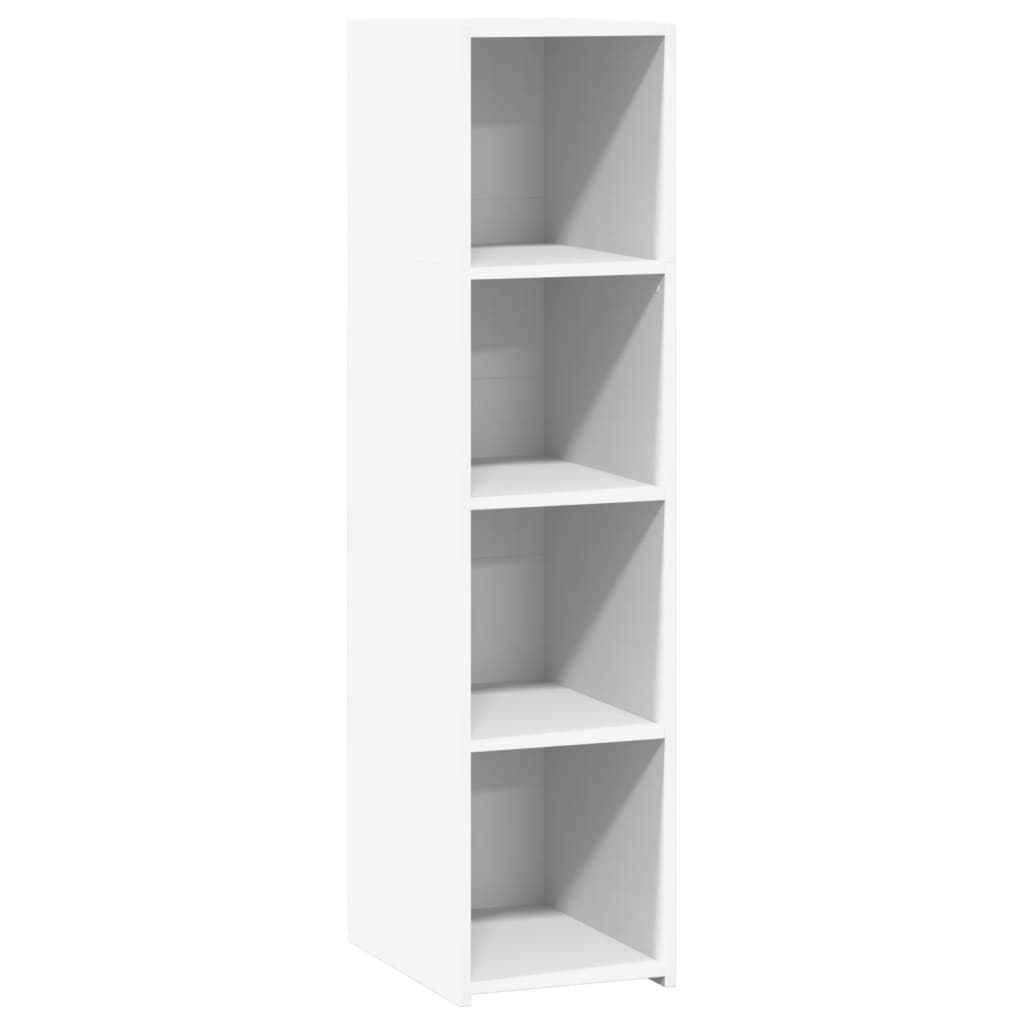 Visoka komoda bijela 30x41x124 cm od konstruiranog drva