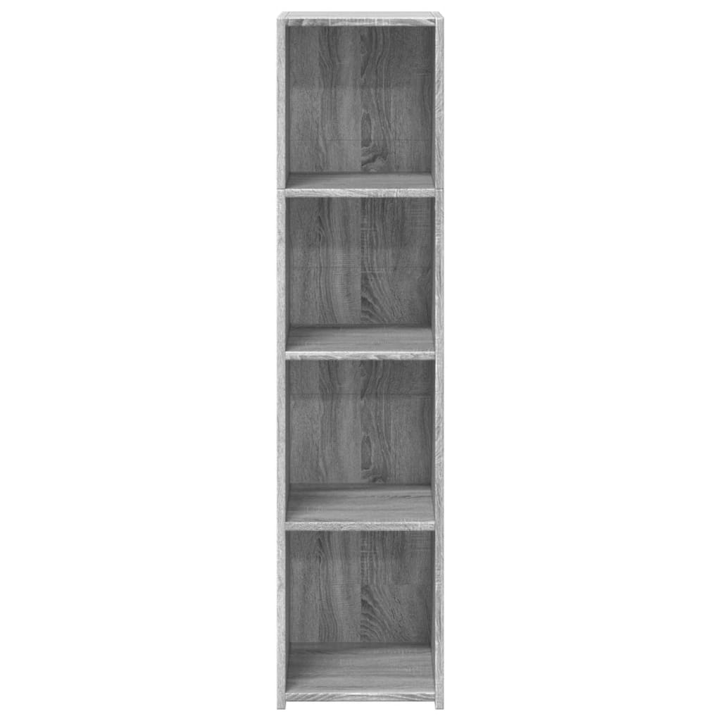 Visoka komoda siva sonome 30x41x124 cm od konstruiranog drva