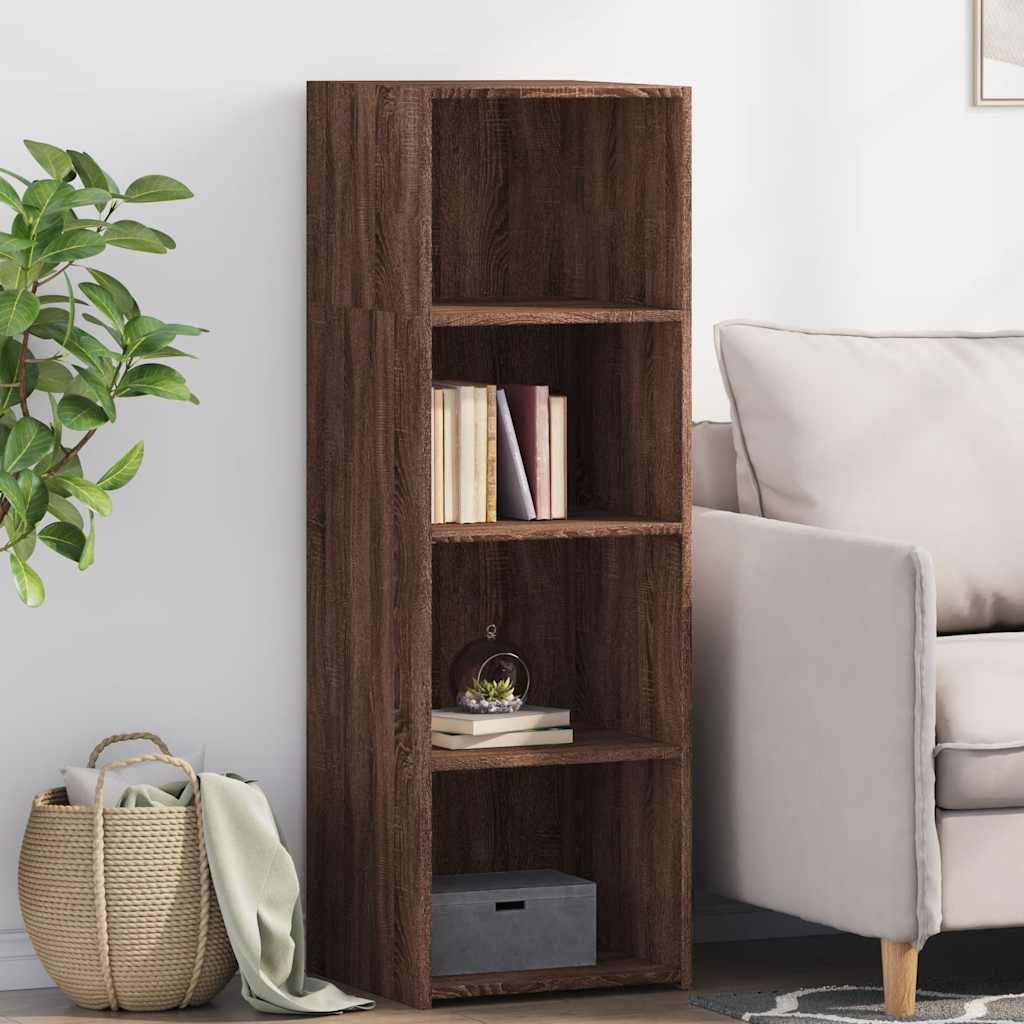 Visoka komoda boja hrasta 40x41x124 cm od konstruiranog drva