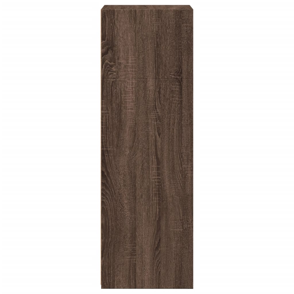 Visoka komoda boja hrasta 45x41x124 cm konstruirano drvo