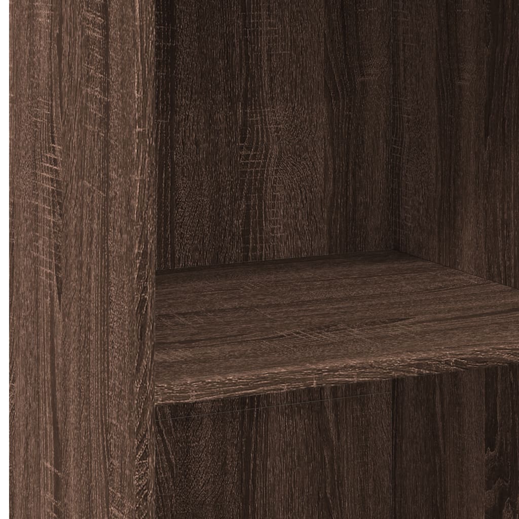 Visoka komoda boja hrasta 45x41x124 cm konstruirano drvo
