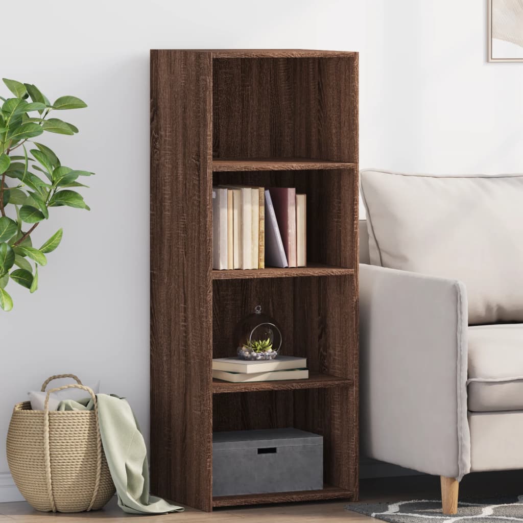 Visoka komoda boja hrasta 45x41x124 cm konstruirano drvo