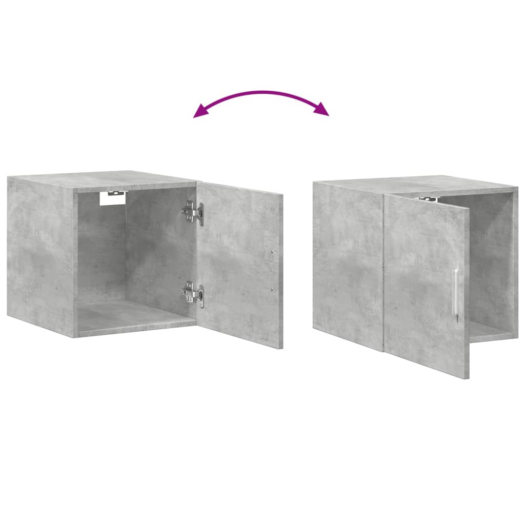 Uski ormarić za pohranu boja betona 40 x 42,5 x 225 cm drveni