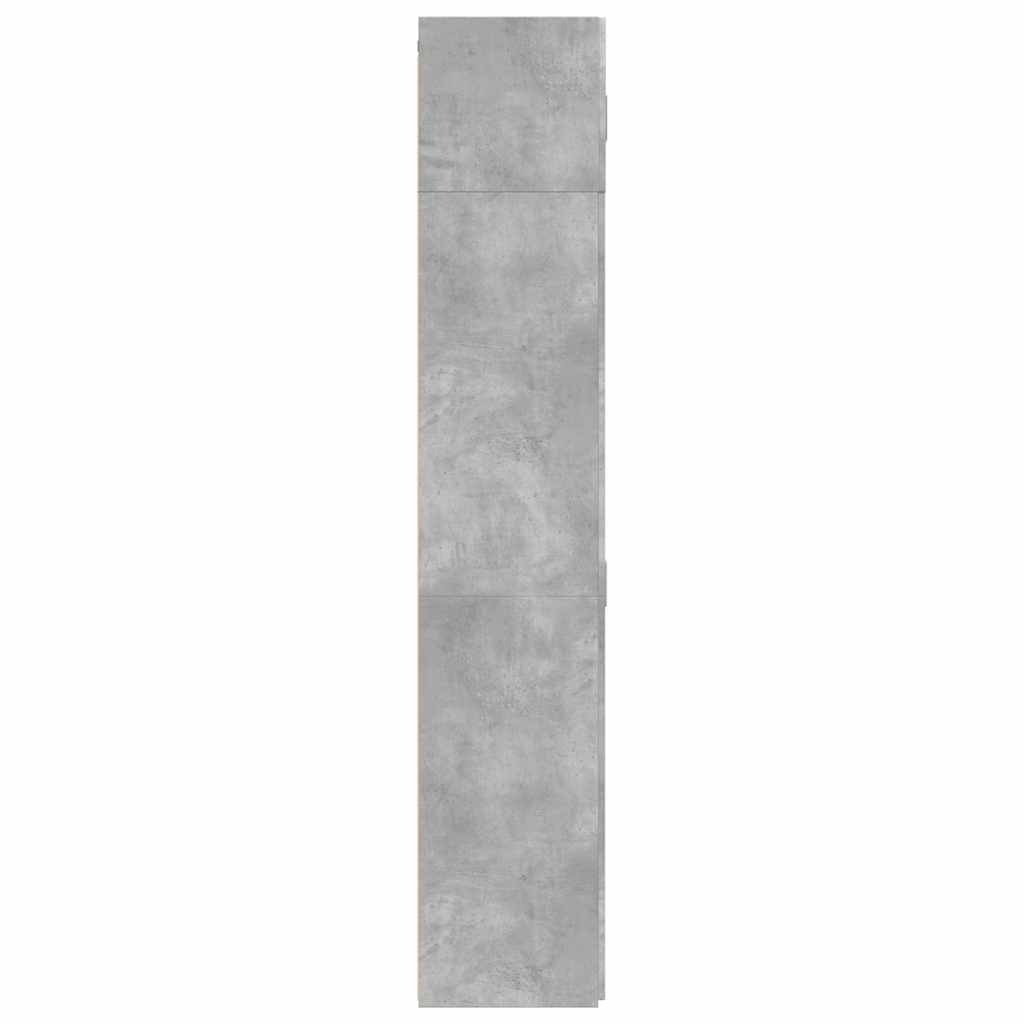 Ormarić za pohranu boja betona 70x42,5x225 cm konstruirano drvo