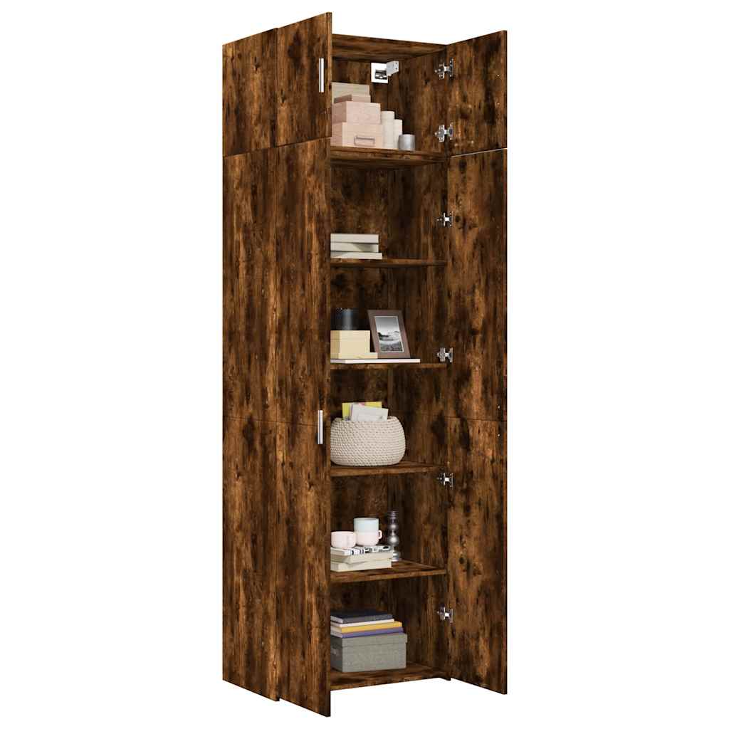 Ormarić za pohranu boja hrasta 70x42,5x225 cm konstruirano drvo