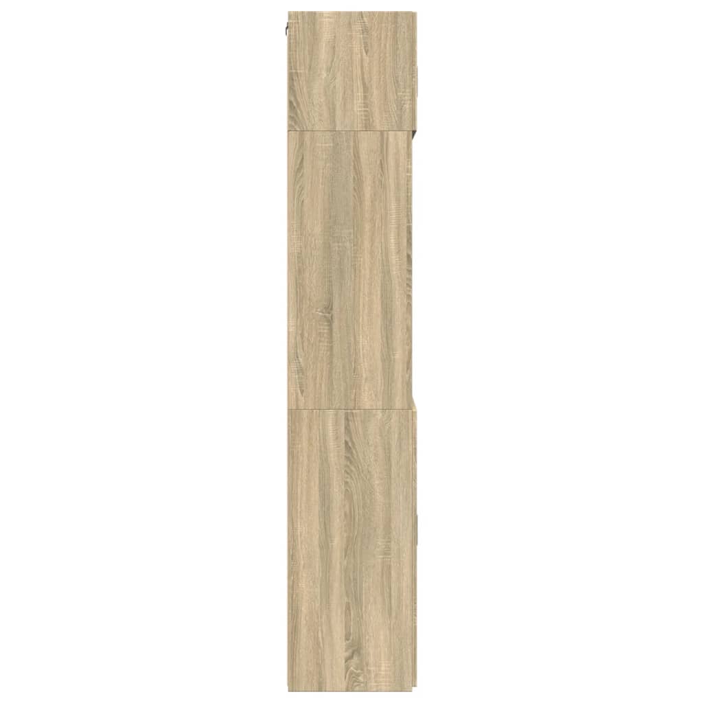 Ormarić za pohranu boja hrasta sonome 80 x 42,5 x 225 cm drveni