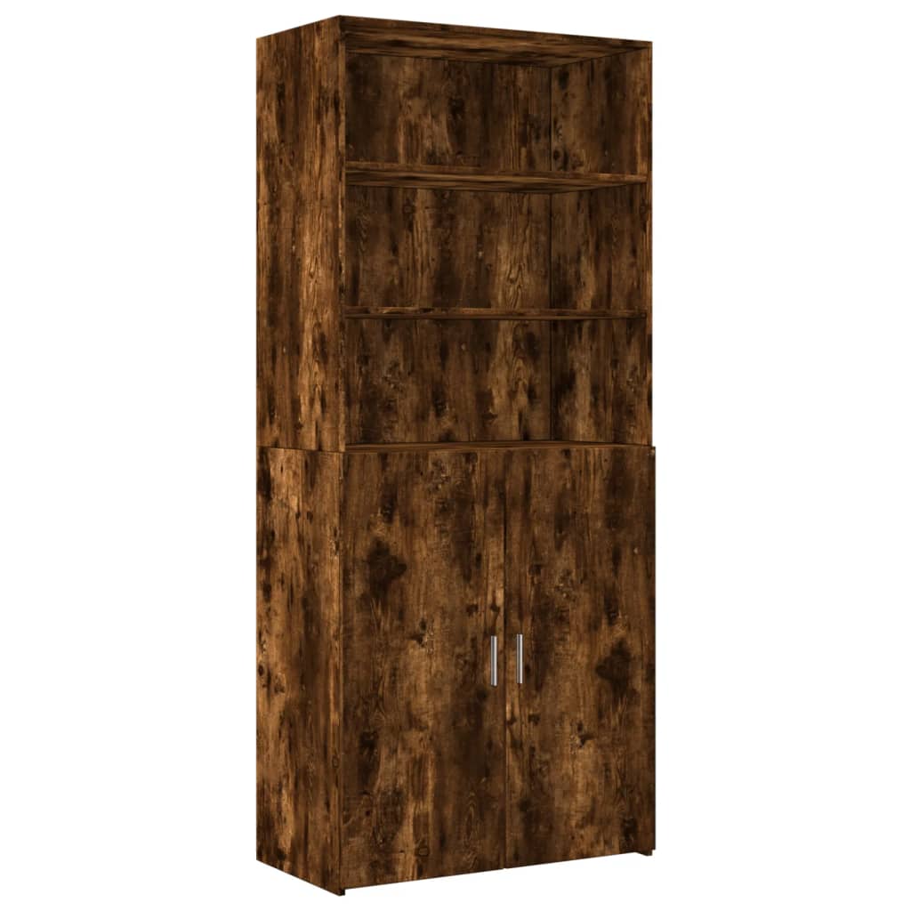 Ormarić za pohranu boja hrasta 80x42,5x225 cm konstruirano drvo