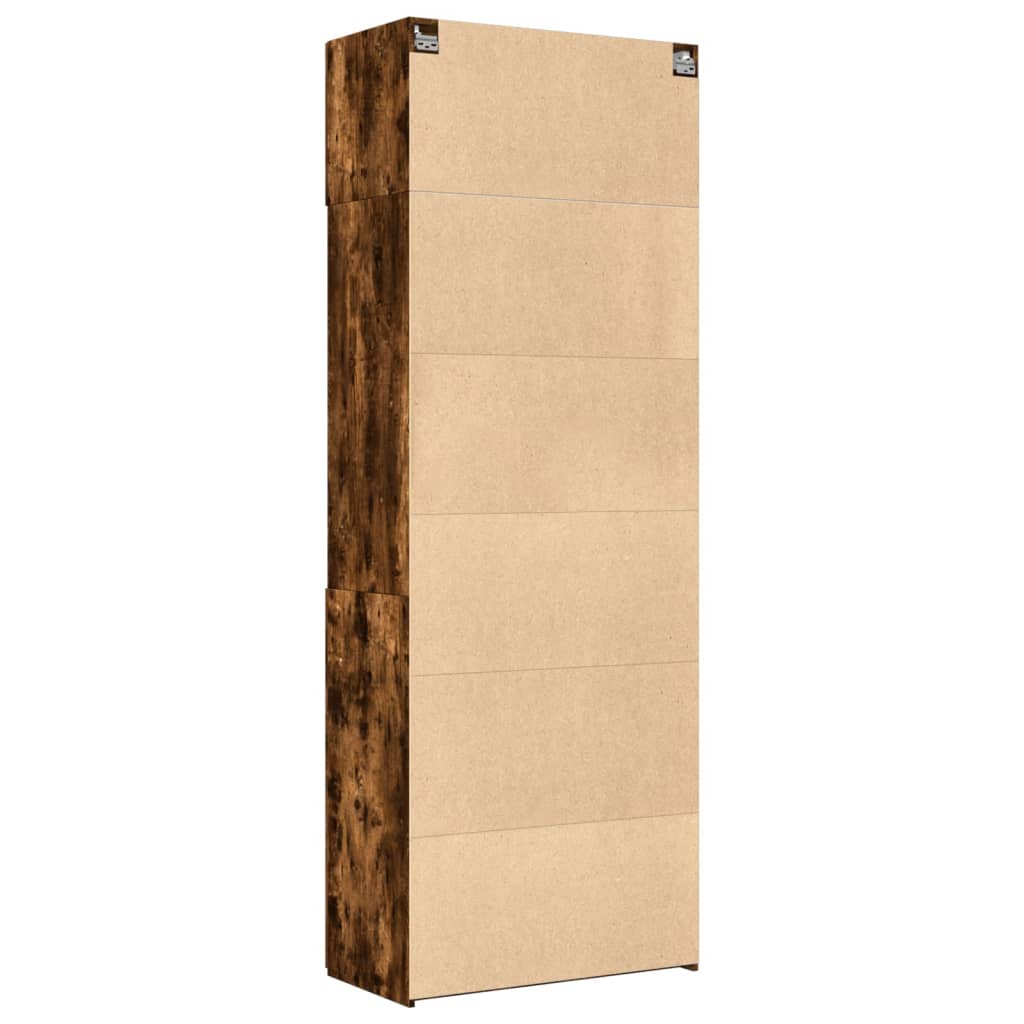 Ormarić za pohranu boja hrasta 80x42,5x225 cm konstruirano drvo
