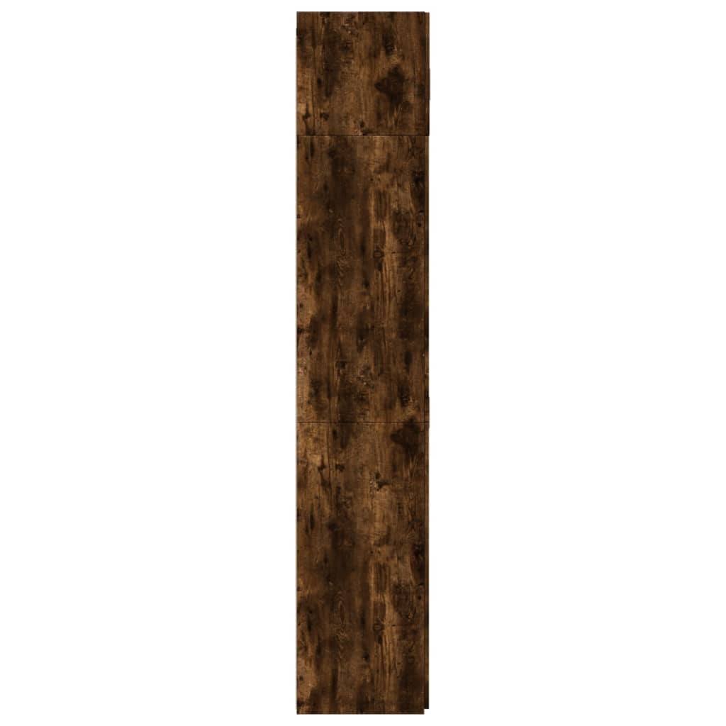 Ormarić za pohranu boja hrasta 80x42,5x225 cm konstruirano drvo