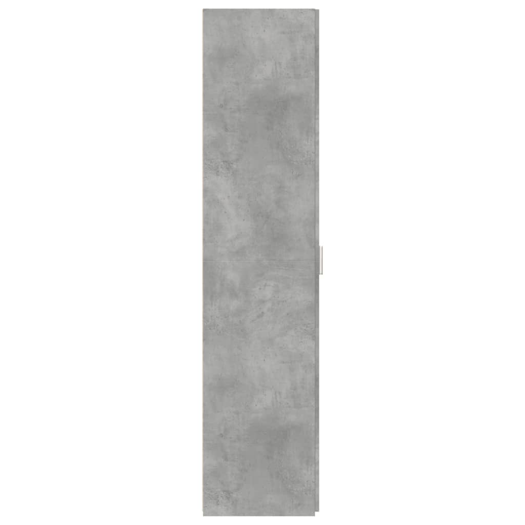 Visoka komoda boja betona 30x42,5x185 cm od konstruiranog drva