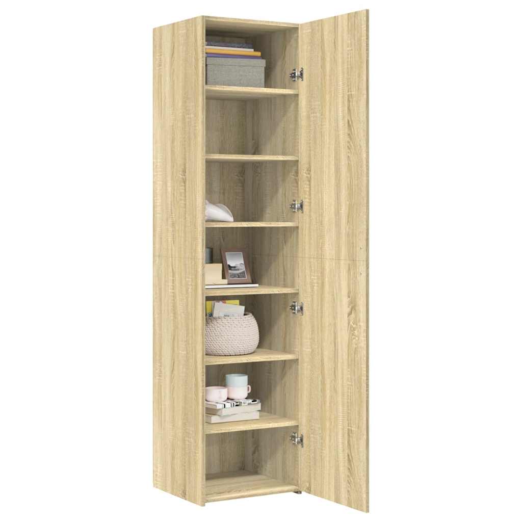 Visoka komoda hrasta sonome 45x42,5x185cm od konstruiranog drva