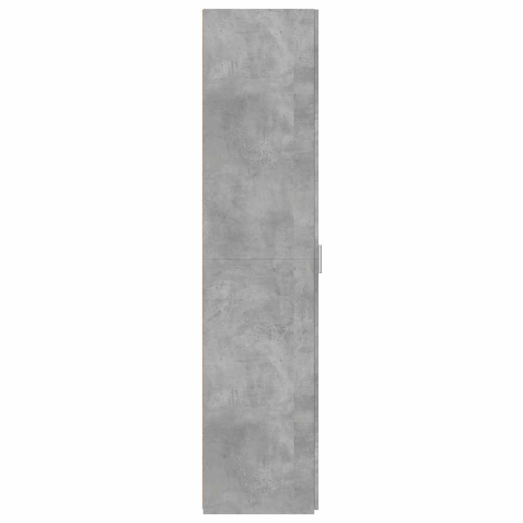 Visoka komoda siva betona 45x42,5x185 cm od konstruiranog drva