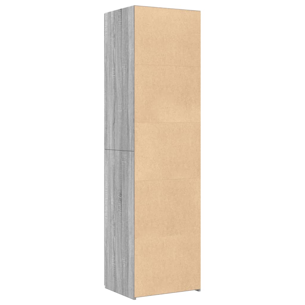 Visoka komoda boja hrasta 50x42,5x185 cm od konstruiranog drva