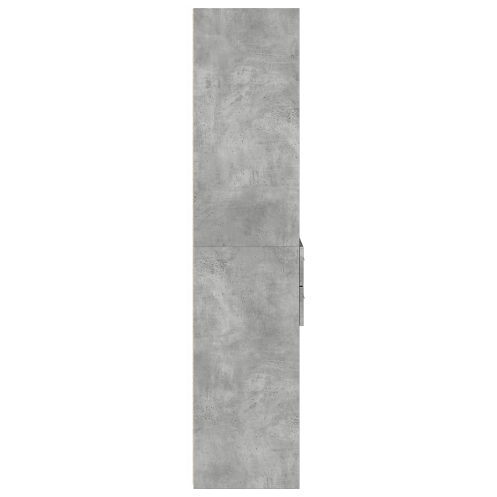 Visoka komoda boja hrasta 50x42,5x185 cm od konstruiranog drva