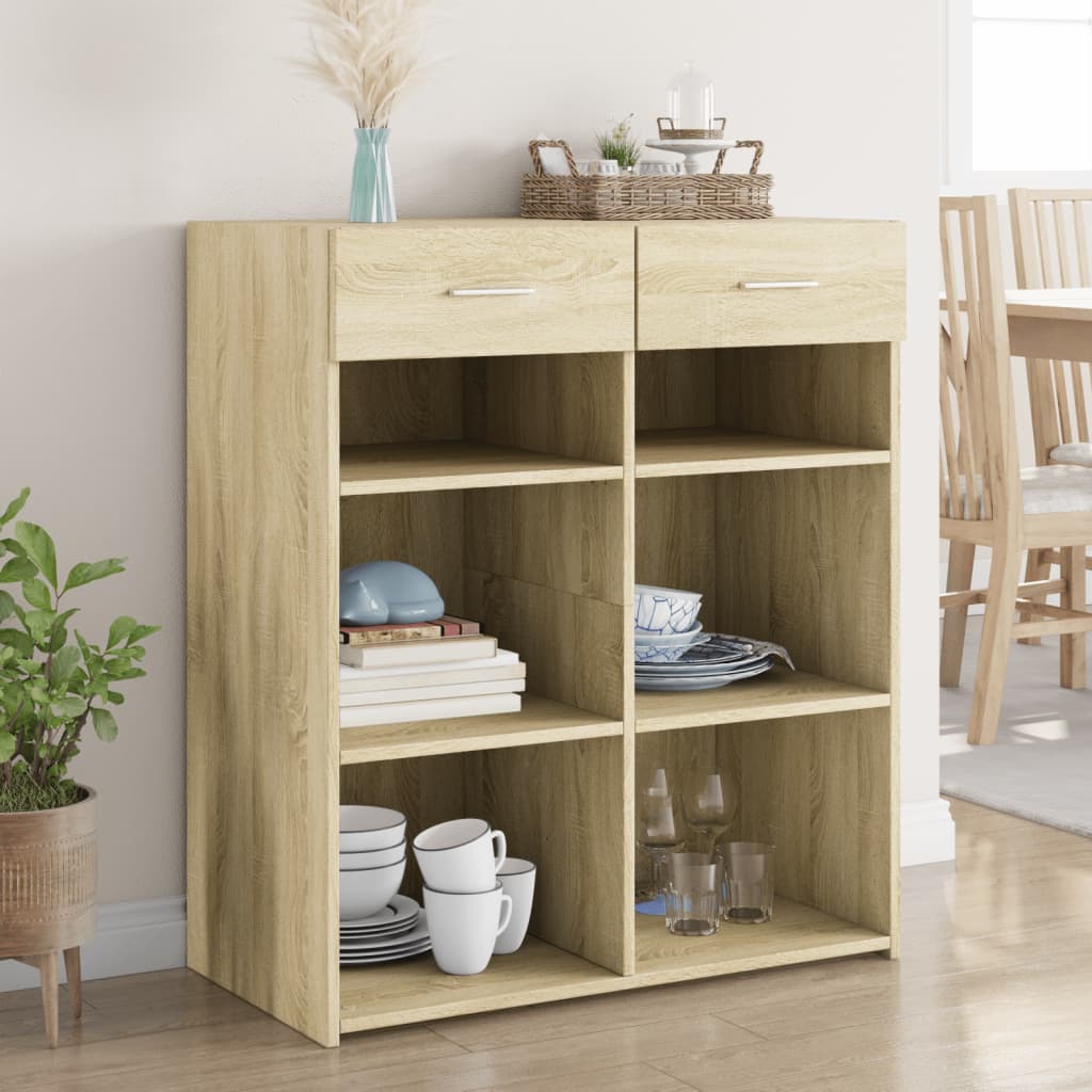 Komoda boja hrasta sonome 80x42,5x93 cm od konstruiranog drva