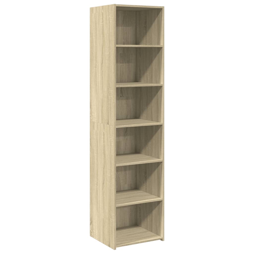 Visoka komoda boja hrasta sonome 45x41x185cm konstruirano drvo